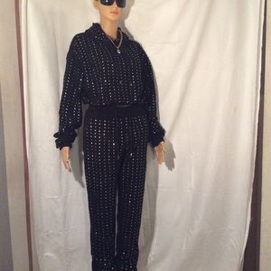 NWOT women’s bling track suit